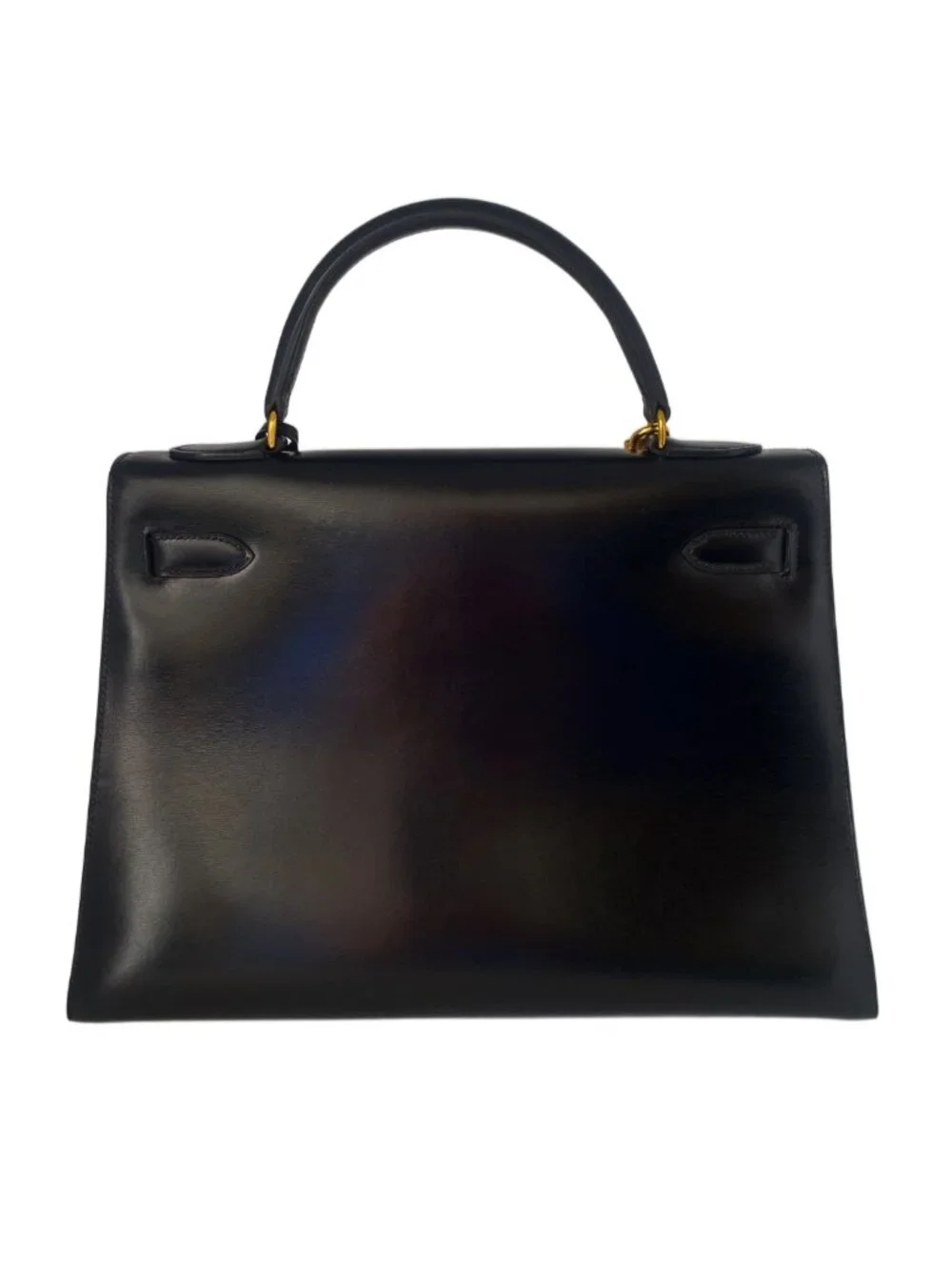 Hermes Kelly 32 Sellier Black Box Leather Gold Hardware (GHW) - Picture 3 of 16